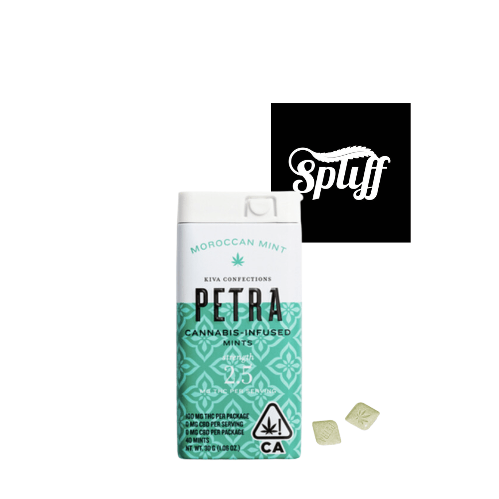 Petra Cannabis-Infused Moroccan Mint Mints by Kiva Confections