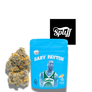 Gary Payton Hybrid Cannabis Flower by Cookies 3.5 grams available at Spliff Nation Dispensary