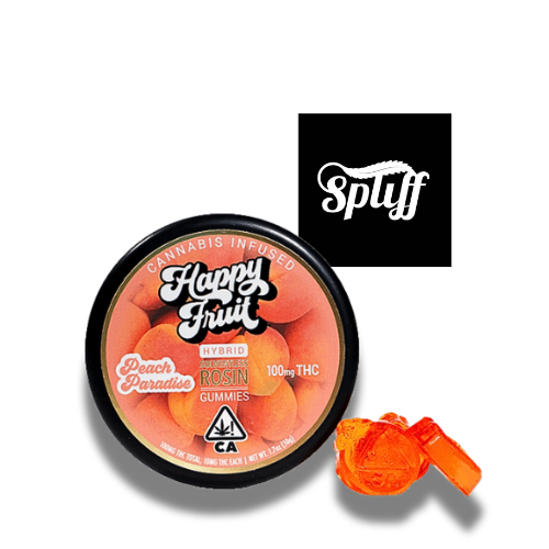 Happy Fruit Cannabis-Infused Gummies – Solventless live rosin edibles made with real fruit