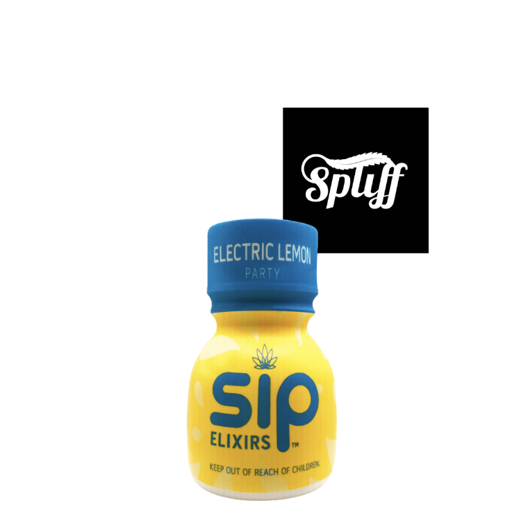 Sip Elixirs Electric Lemon – high-potency cannabis drink with bold citrus flavor