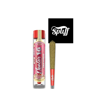 Jeeter 1G infused cannabis joint with liquid diamonds and kief premium pre-roll at Spliff Nation Dispensary Washington DC