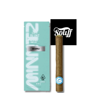 Minntz Big Apple glass tip blunt 2g hemp leaf pre-roll premium blunt from Spliff Dispensary in Washington DC