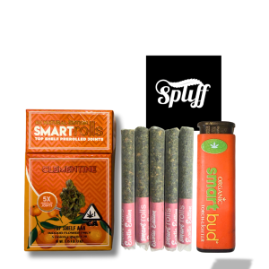 Smart Rolls Exotic Edition 5-Pack Pre-Rolls with Torch Lighter – Premium Indoor Flower – Spliff Nation Dispensary DC