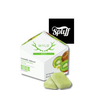 WYLD Kiwi sativa enhanced THC and THCV gummies 100mg energy formula cannabis edibles – Spliff™ Washington DC