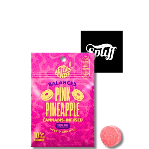 Lemonnade Pink Pineapple fast-acting cannabis gummies 10mg THC at Spliff Nation Dispensary Washington DC