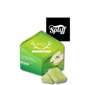 WYLD Sour Apple Sativa 100mg THC Gummies at Spliff Nation Dispensary Washington DC