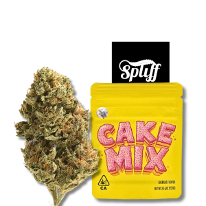 Cookies Cake Mix premium flower 3.5g indica hybrid at Spliff Nation Dispensary Washington DC
