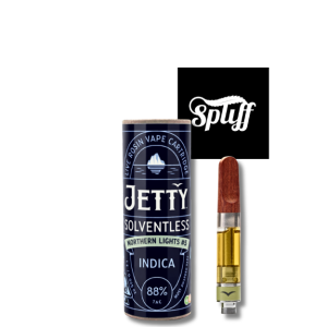 Jetty Solventless Live Rosin Vape Cartridge Northern Lights #5 Indica at Spliff Nation Dispensary Washington DC Jetty Extracts Northern Lights #5 Live Rosin 1G 510 Cartridge Spliff Nation DC Jetty Northern Lights #5 Indica Live Rosin Vape Cart 1 Gram Washington DC Dispensary