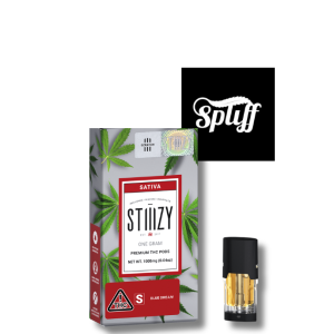 STIIIZY Blue Dream premium THC pod 1G at Spliff Nation Dispensary Washington DC