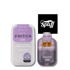 Boutiq Switch Purple Berry x Mango Runtz 2g live diamonds disposable vape in Washington DC